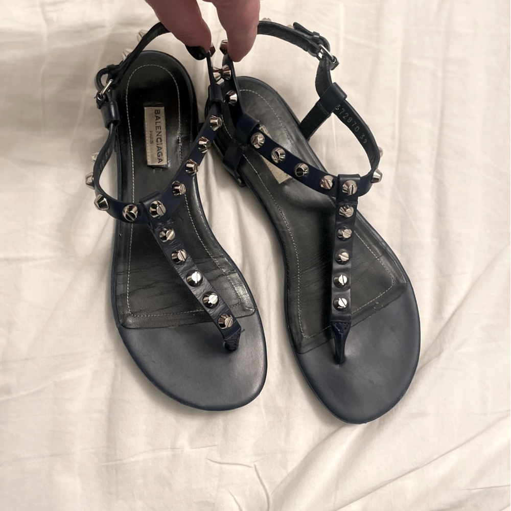 Classic Balenciaga Stud Sandals